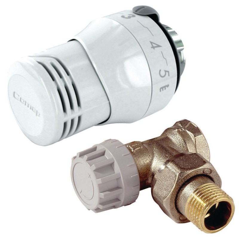 Comap Sar robinet thermostatique équerre 1/2 R 808 R808604B