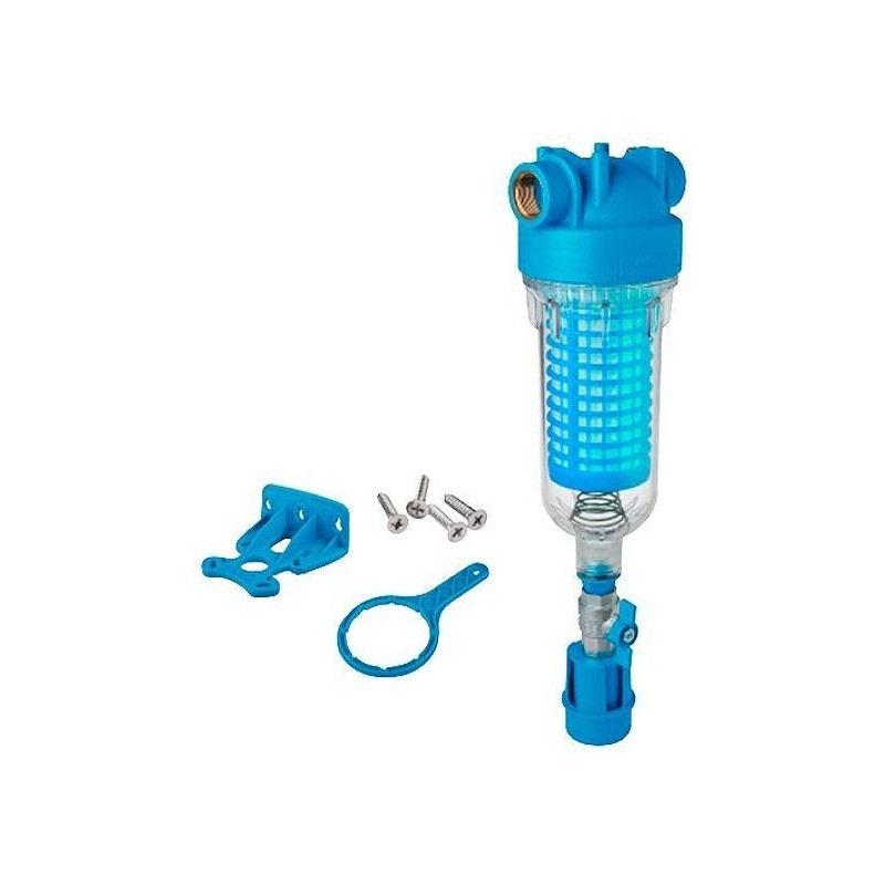 Durlem hydro+ filtre auto-nettoyant inoxydable pour eau de ville et eau de pluie kit 4/4 73034