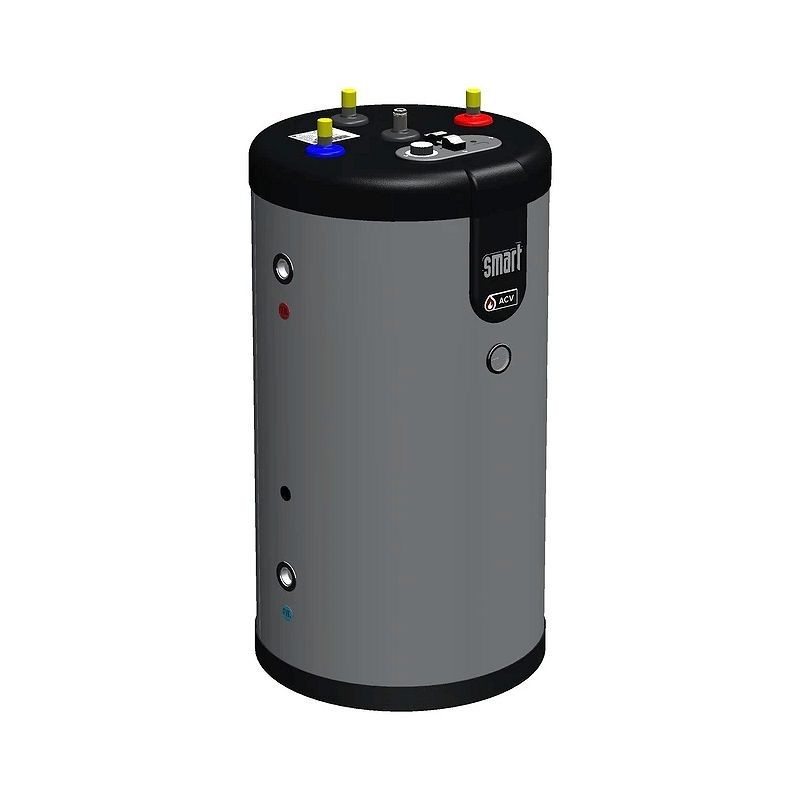 ACV boiler smart de 130L plus avec groupe de sécurité puissance 31KW hauteur 960 mm diamètre 565 mm 06602501