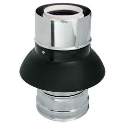 UNIFLOW ELEMENT AMENE D'AIR 80/125MM INOX/PP WXPX81280