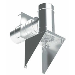 UNIFLOW KIT SUPPORT+ELEMENT AMENE D'AIR 80/125MM INOX/PP WXPX81271