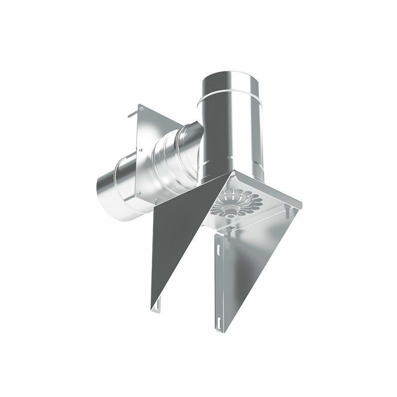 UNIFLOW KIT SUPPORT+ELEMENT AMENE D'AIR 80/125MM INOX/PP WXPX81271