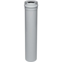 UNIFLOW RALLONGE CONCENTRIQUE 80/125MM 2000MM ALU/PP WBPC200