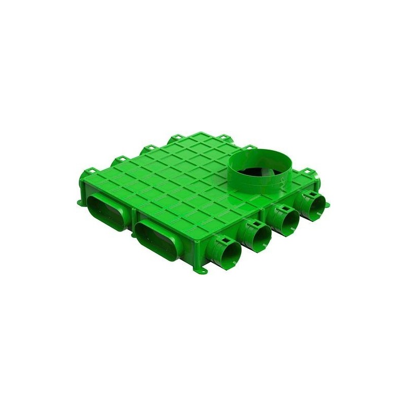 Duco CAISSON DE DISTRIBUTION CONDUITS FLEXIBLE SOL 12X63 DUCOFLEX D180 00004563