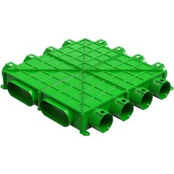 Duco CAISSON DE DISTRIBUTION CONDUITS FLEXIBLE SOL 12X63 POUR 2XCONDUIT OVAL DUCOFLEX 00004565