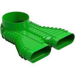 Duco RACCORD CONDUIT ASCENDANT ROND160-2XOVALE DUCOFLEX 00004566