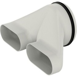 Duco RACCORD HORIZONTALE 2XOVAL DUCOFLEX D160 00004700