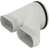 Duco RACCORD HORIZONTALE 2XOVAL DUCOFLEX D160 00004700