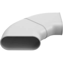 Duco COUDE HORIZONTALE 90°/45°OVAL DUCO 00004609