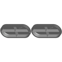 ZEHNDER COUVERCLE GAINE DOUBLE CK 300 990322024