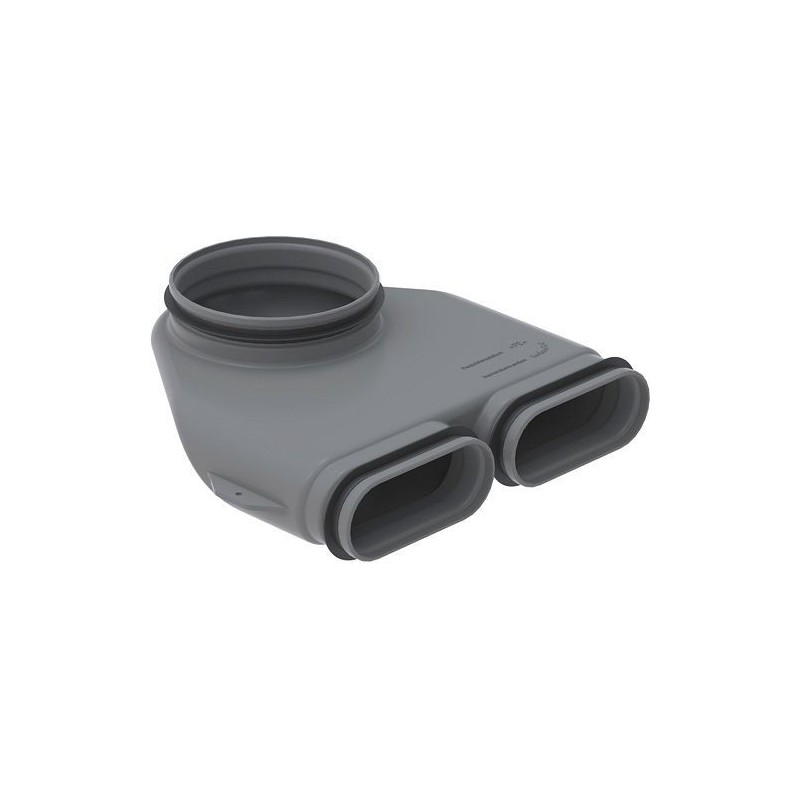 ZEHNDER PASSAGE EQUERRE GAINE DOUBLE CK 300/DN160 990322049