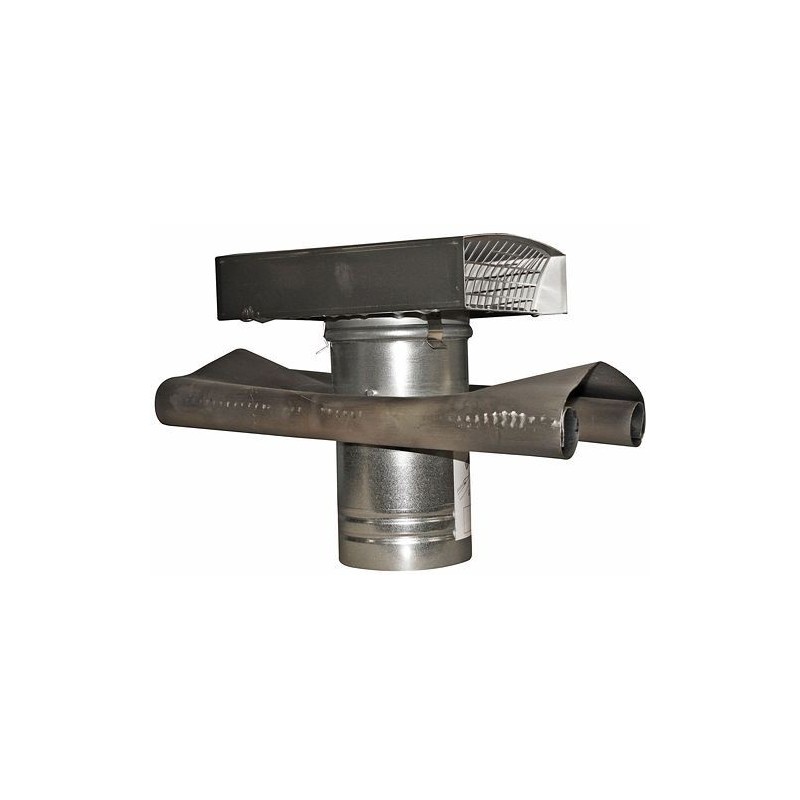 CHEMINEE D'AERATION ALU plus SOLIN POUR VENTILATION 160MM BCLC992160