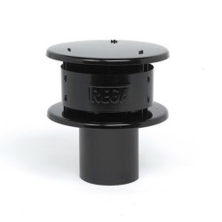 CHAPEAU TREGA ALU NOIR 150MM 0750422