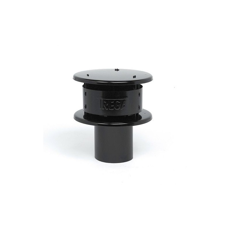 CHAPEAU TREGA ALU NOIR 150MM 0750422