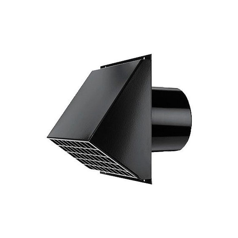 PASSAGE MURAL POUR SYSTEME DE VENTILATION D D:125MM NOIR 400480602