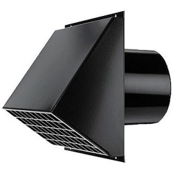 PASSAGE MURAL POUR SYSTEME DE VENTILATION D 170-200MM NOIR 11VE42310