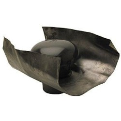 CHEMINEE D'AERATION PVC+SOLIN+MOUSTIQUAIRE COULEUR ARDOISE DIAM. 100MM CD10M