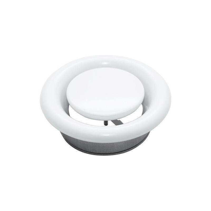 BOUCHE D'EXTRACTION REGLABLE VENTILATION + DOUILLLE POUR GYPROC 125MM REGADVS125