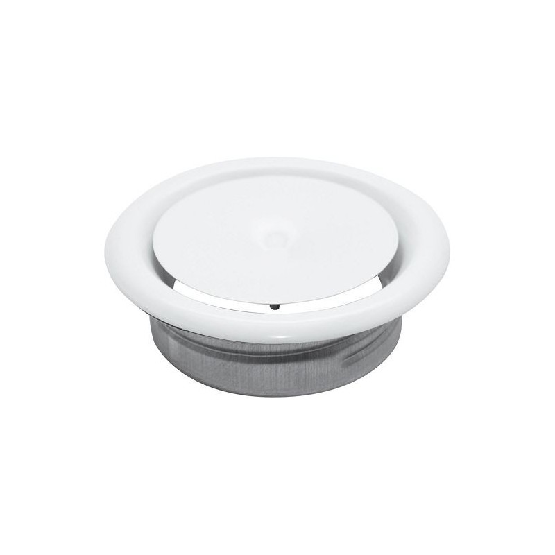 BOUCHE D'INDUCTION REGLABLE VENTILATION +DOUILLE POUR GYPROC 125MM REGADVSP125