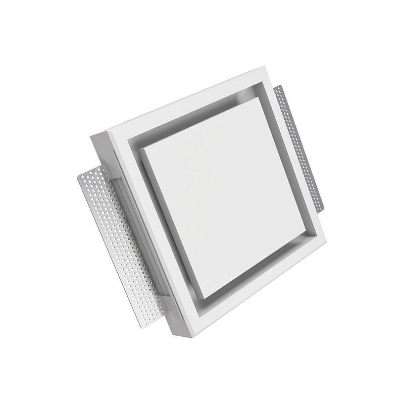 BOUCHE DESIGN PLATRE ERGOVENT KVADRO 100MM KVADRO100