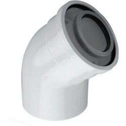 BOSCH COUDE CONCENTRIQUE 45° 80/125MM 7738112593