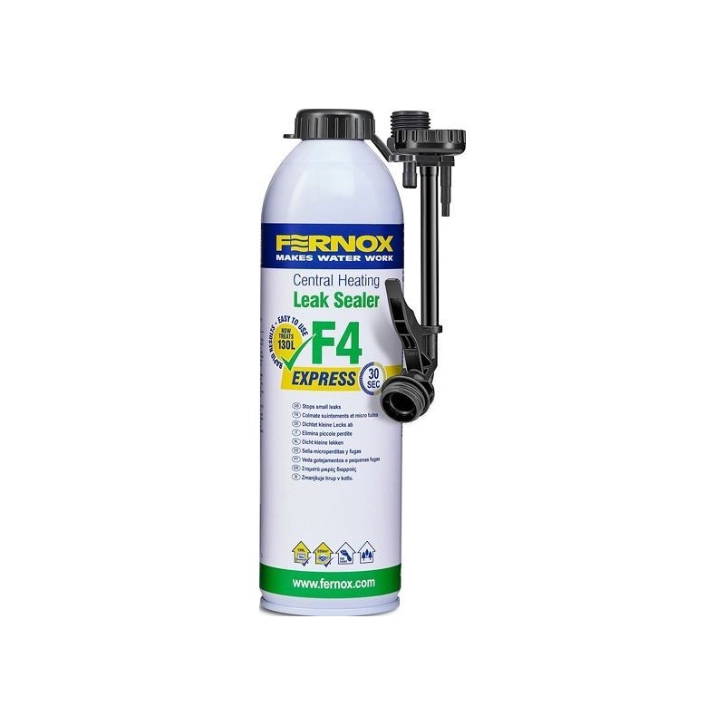 FERNOX BOUCHEUR DE FUITES CHAUFFAGE CENTRAL F4 EXPRESS 400ML 62422