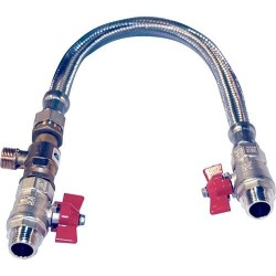 KIT DE REMPLISSAGE CC AVEC ROBINETS A BILLE 1/2'MM DISCONNECTEUR AGREE CA(b) 40CM 247415400