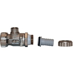 VANNE SPHERIQUE DE REMPLISSAGE ET DE VIDANGE 1/2 BOUCHON+CLEF 1/2' F10645