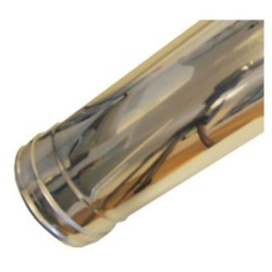 Isoleco Tuyau en inox simple paroi 1m diamètre 150 mm 314601150