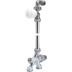 Ensemble Bitube sol robinet droit avec courbe 1/2x18 R438/1 R438IX044