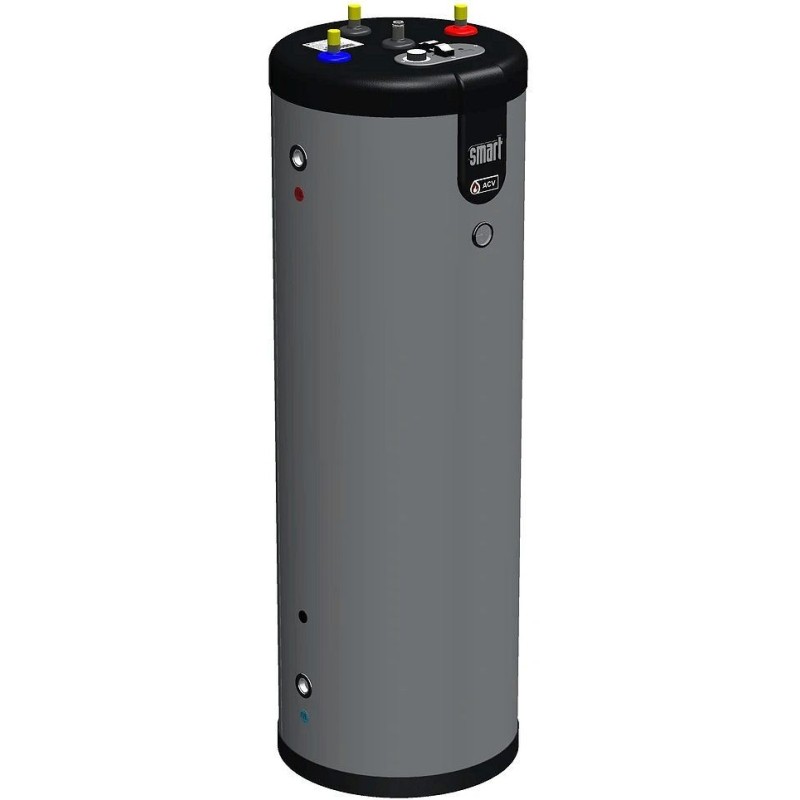 ACV boiler smart de 240L plus avec groupe de sécurité puissance 68KW hauteur 1680 mm diamètre 565 mm 06602801