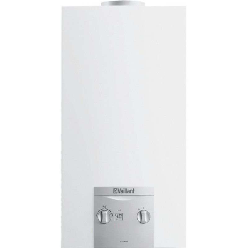 Vaillant Chauffe bain Turbomag 17L à butane puissance du 83 à 28KW hauteur 742 mm largeur 410 mm profondeur 322 mm 0010023384