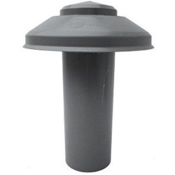 Pipelife Cheminée d'aération en pvc couleur grise 100mm 1297310024