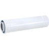 Ubbink rallonge concentrique condensation aluminium/PP de diamètre 80-125 mm et longueur 500 mm 0702865