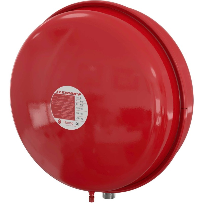 Flamco vase d'expansion pour chauffage central flexcon plat 18 litre 1kg 13316