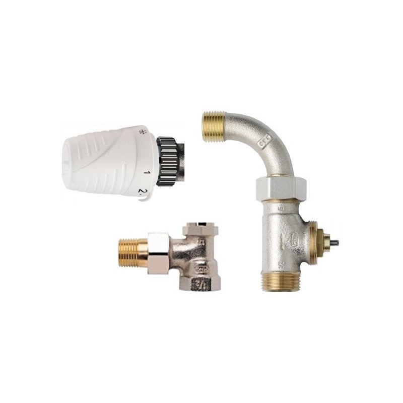 Honey VTL320BA15 set TRV 1/2 droite avec coude VTL3000BS15